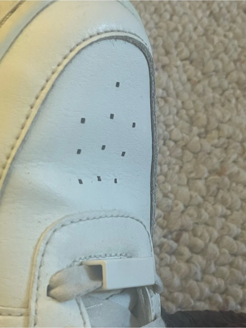 Nike AF1 White Platform Sneakers with Snake-Print Swoosh Everyday Staple Trendy - Picture 13 of 14